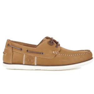 Barbour Wake Boat Shoe - Russet / Orange