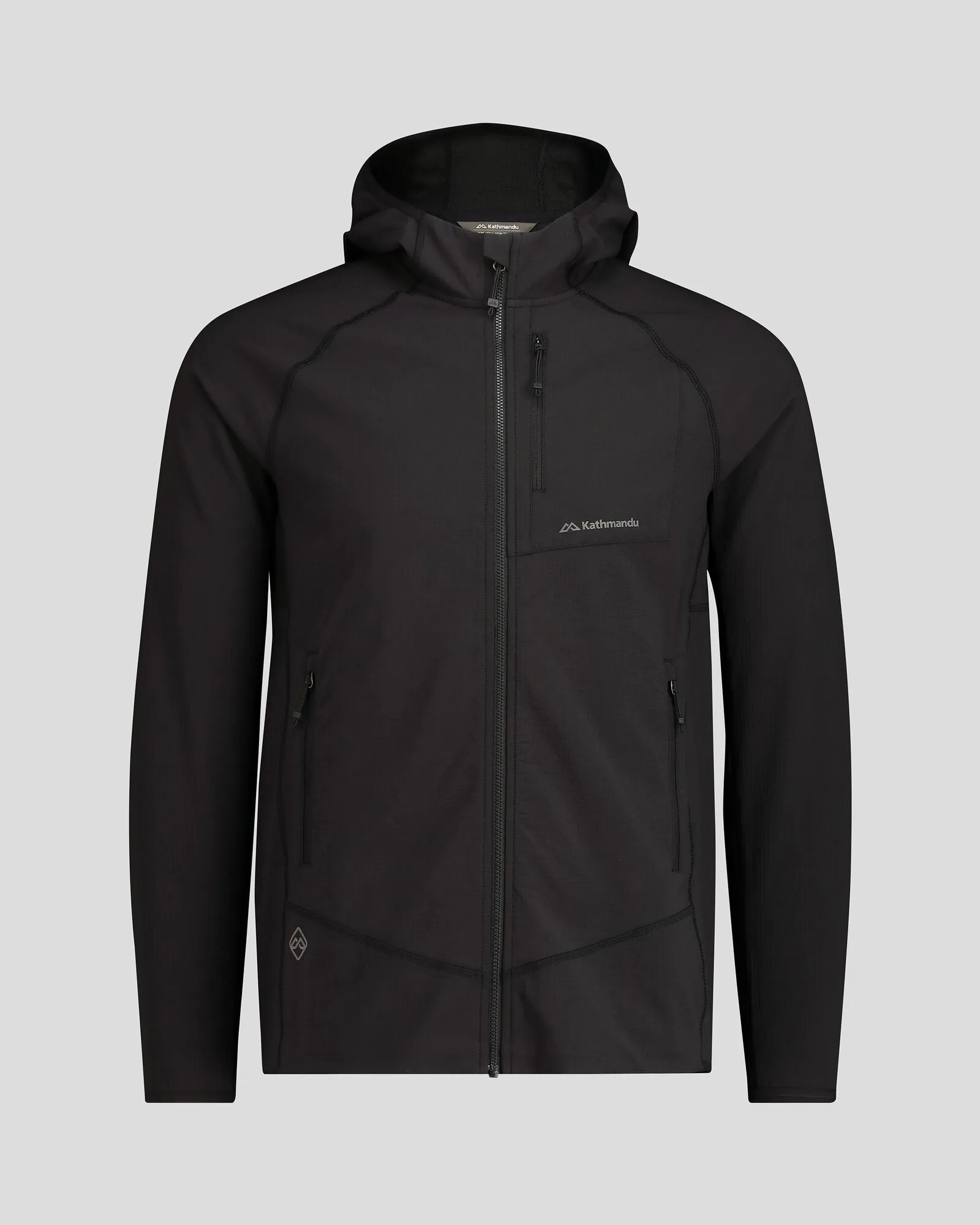 Men's Aysen Hooded Fleece Jacket - Black Stingray