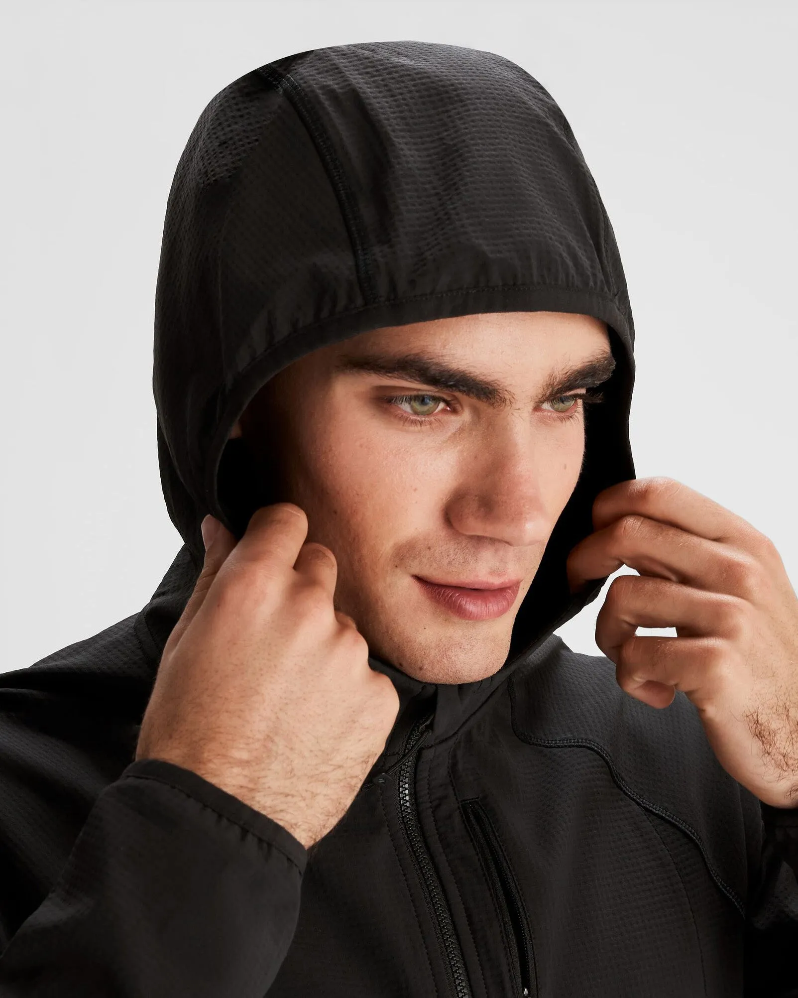Men's Aysen Hooded Fleece Jacket - Black Stingray