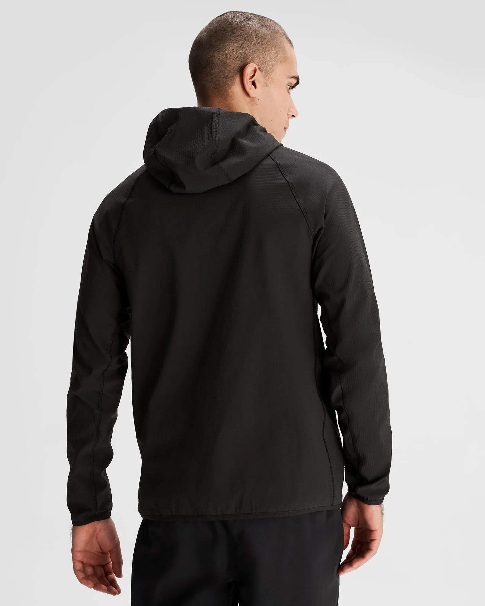 Men's Aysen Hooded Fleece Jacket - Black Stingray