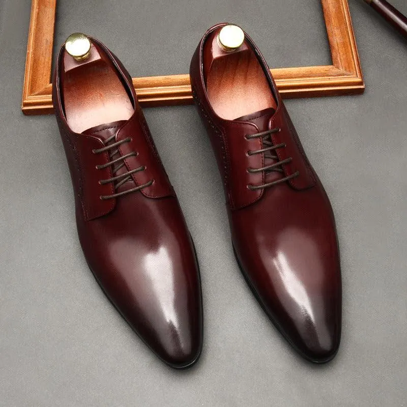 Men's Lace-up Formal Shoes Black Work