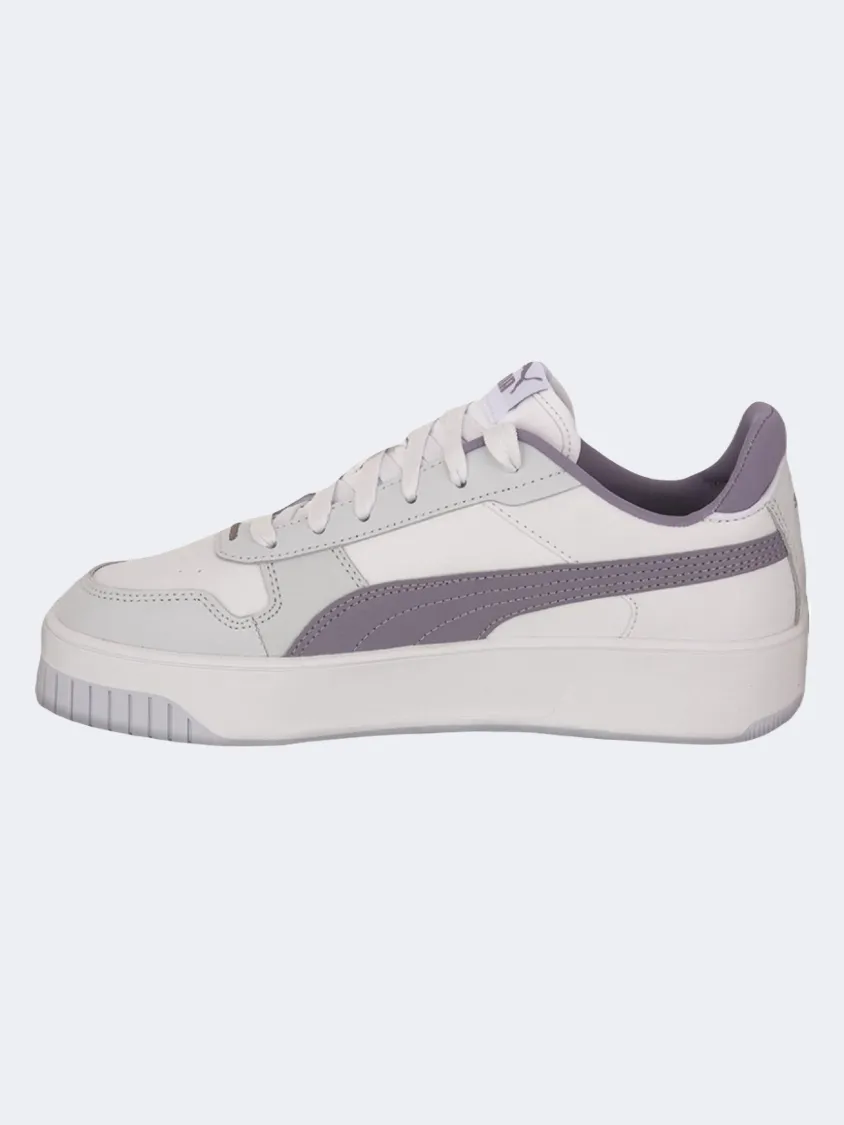 Puma Carina Street Women Lifestyle Shoes White Pale/Silver